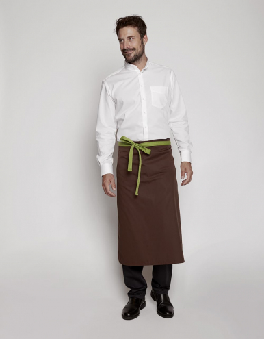 Bistroschürze Pizzone Classic 80 x 71 cm - chocolate